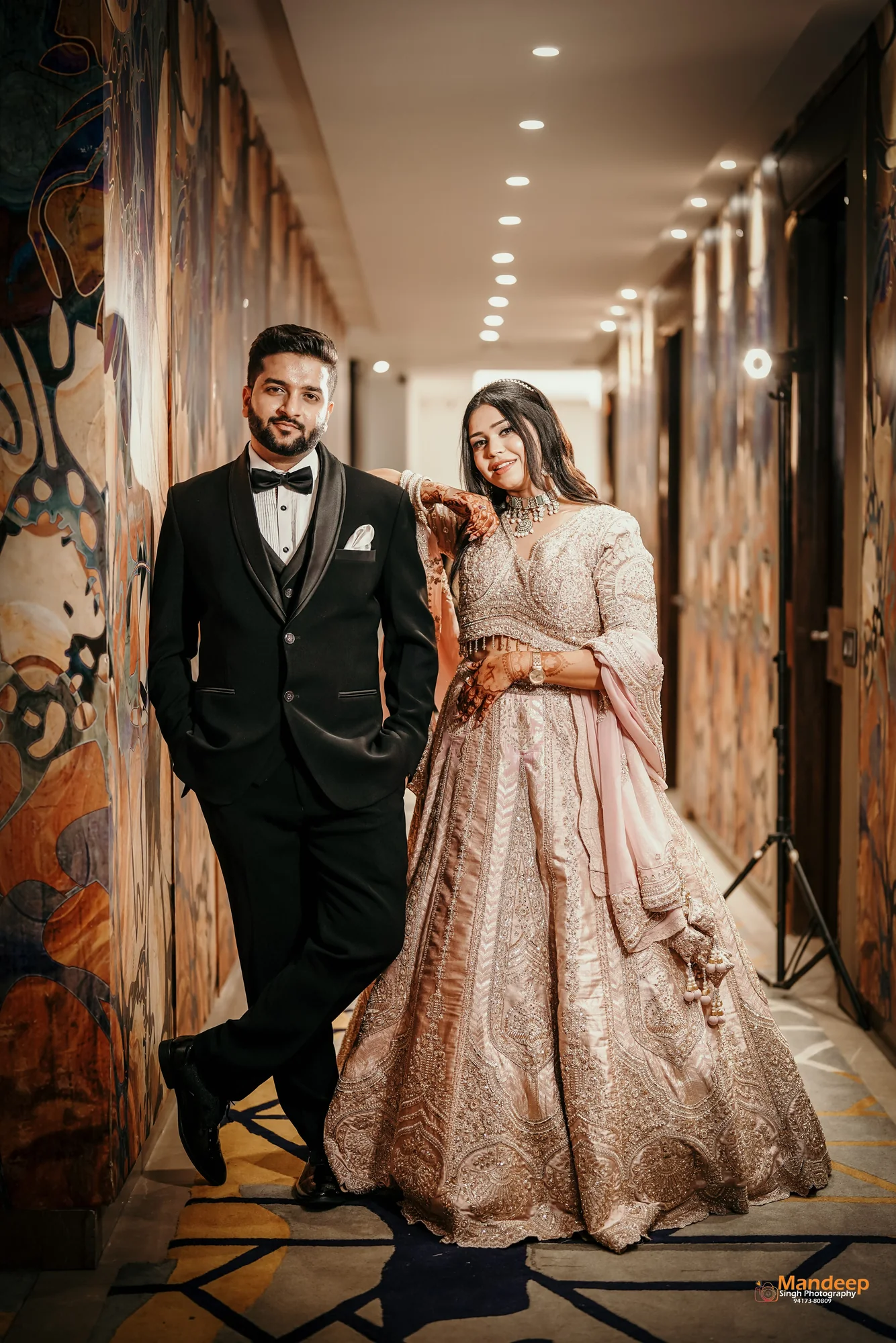 Tanya and Vyom walking together